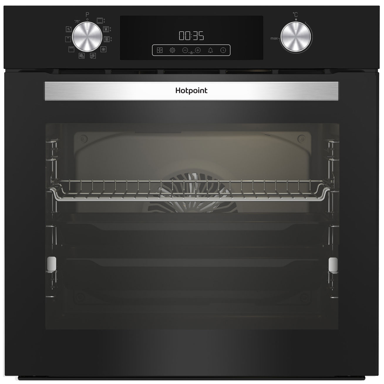 Встраиваемый электрический духовой шкаф HotPoint FE8 831 JSC BL черный