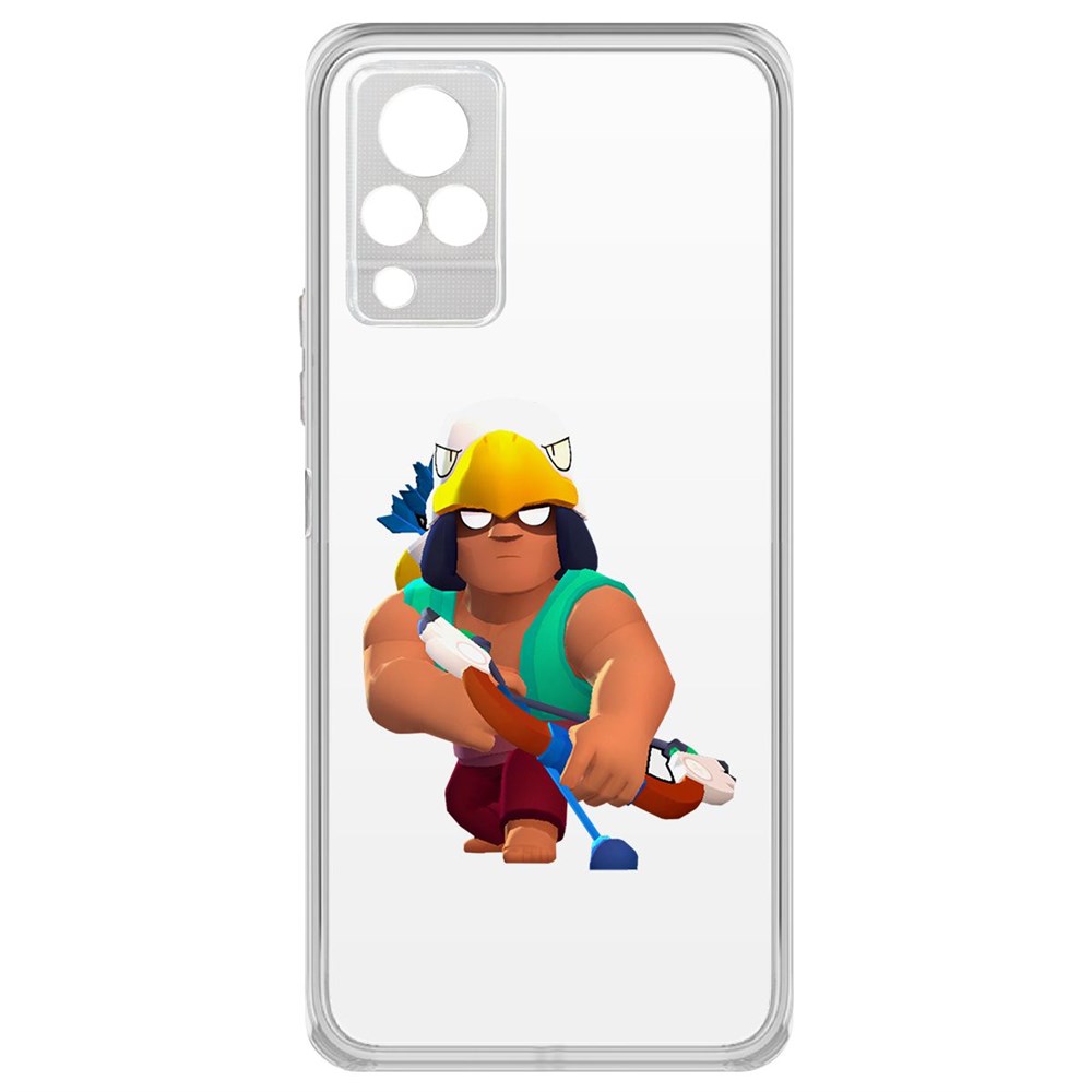 

Чехол-накладка Brawl Stars-Бо для Vivo V21