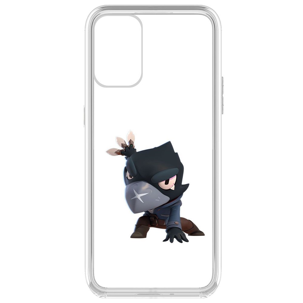 

Чехол-накладка Brawl Stars-Ворон для OnePlus 9R, Прозрачный