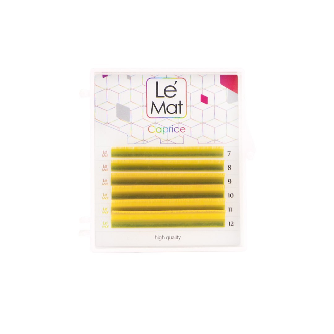 

Ресницы Neon Orange Le Maitre Caprice 6 линий B 007 Mix 4-6 mm, Оранжевый