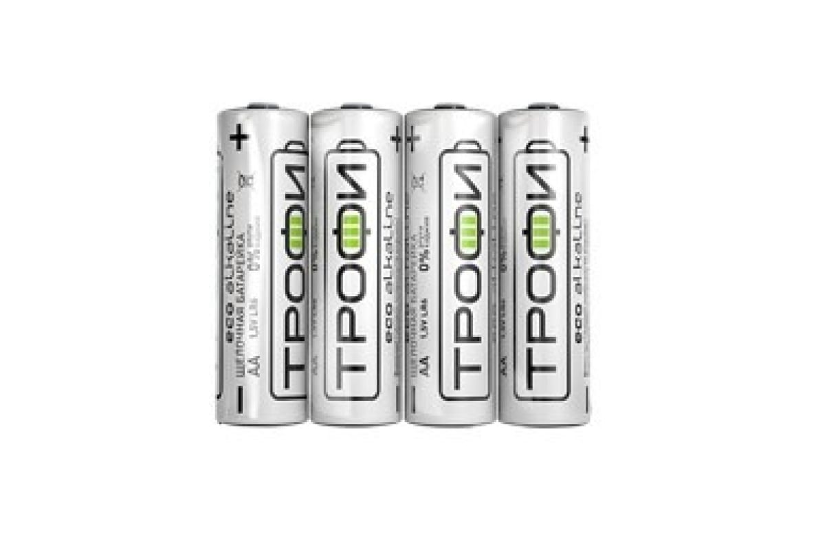 Батарейки Трофи LR6-4S ENERGY Alkaline (60/720/21600) ТРОФИ Б0017042