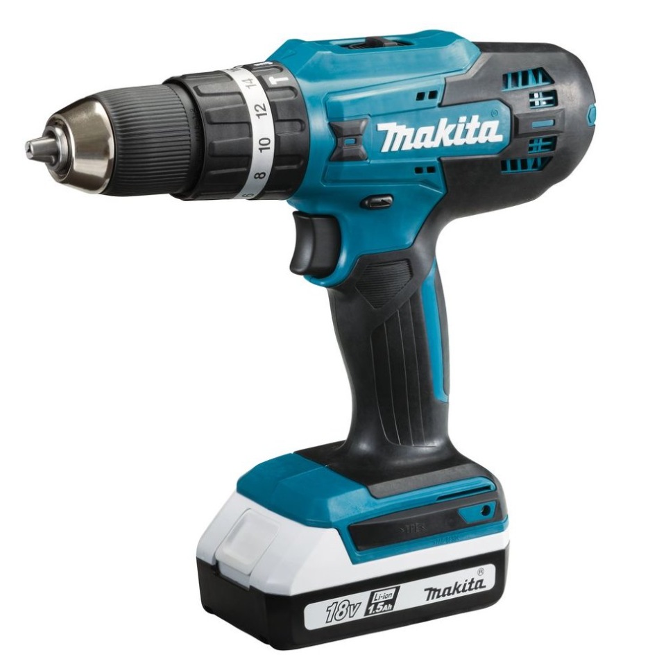 Аккумуляторная дрель-шуруповерт Makita HP488DWE трактор инерционный