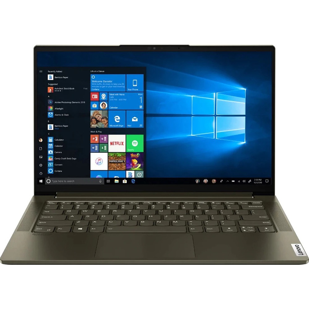 фото Ноутбук lenovo yoga slim 7 14itl05 green (128993)