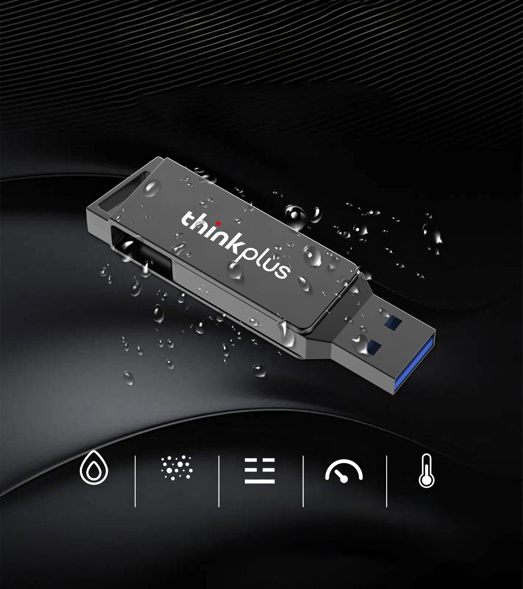 

Флешка LENOVO ThinkPlus MU251 512 ГБ Черный (MU251), ThinkPlus MU251