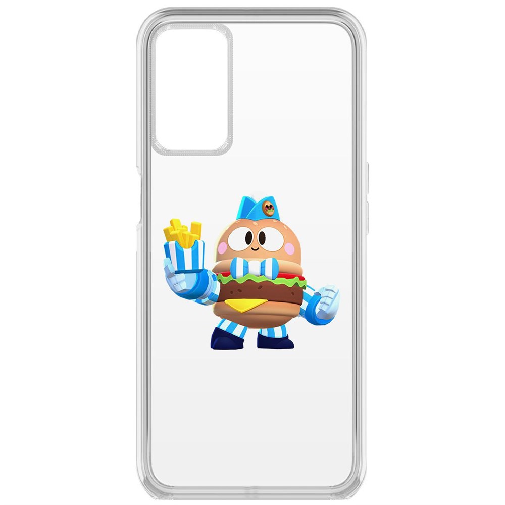 

Чехол-накладка Brawl Stars-Бургер Лу для Oppo A16