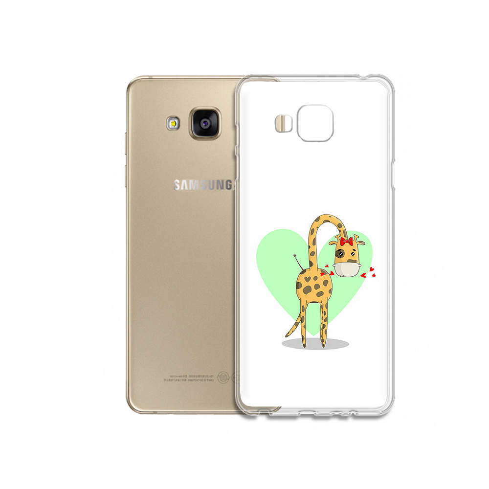 Чехол MyPads Tocco для Samsung Galaxy J5 Prime Влюбленный жираф 14 февраля