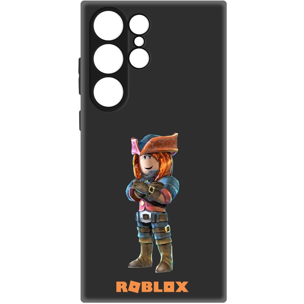 

Чехол-накладка Софт Roblox-Эзебель для Samsung Galaxy S23 Ultra, Черный