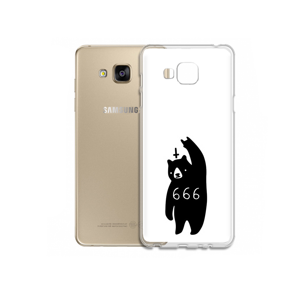 

Чехол MyPads Tocco для Samsung Galaxy J5 Prime медведь 666 (PT66772.570.462), Прозрачный, Tocco