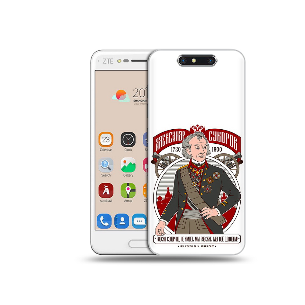 

Чехол MyPads Tocco для ZTE Blade V8 Суворов (PT100217.451.164), Прозрачный, Tocco