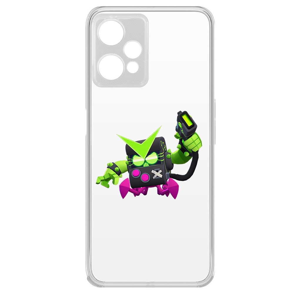 

Чехол-накладка Brawl Stars-Вирус 8-бит для Realme 9 Pro, Прозрачный