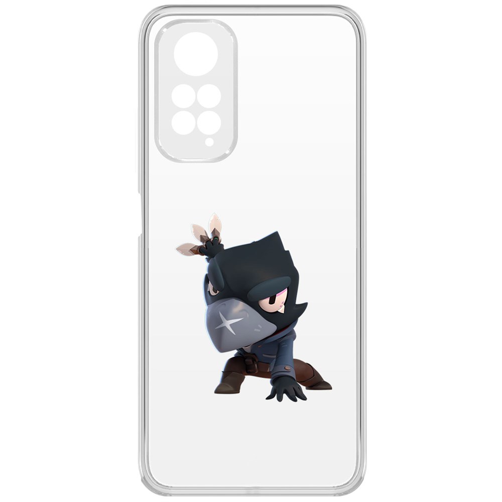 

Чехол-накладка Brawl Stars-Ворон для Xiaomi Redmi Note 11S, Прозрачный
