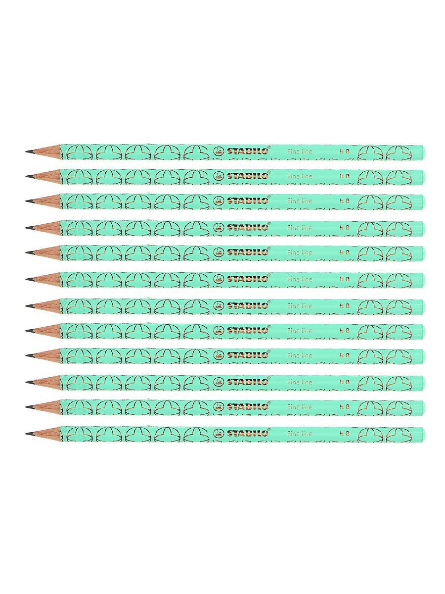 

Карандаш чернографитный простой HB STABILO Fine Line, 12шт, Fine Line