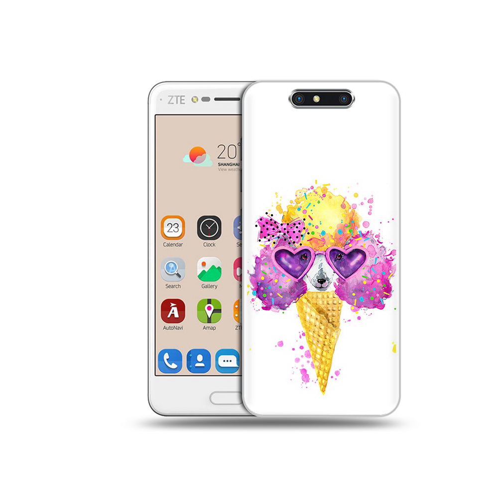 Чехол MyPads Tocco для ZTE Blade V8 Рожок (PT100217.451.146)