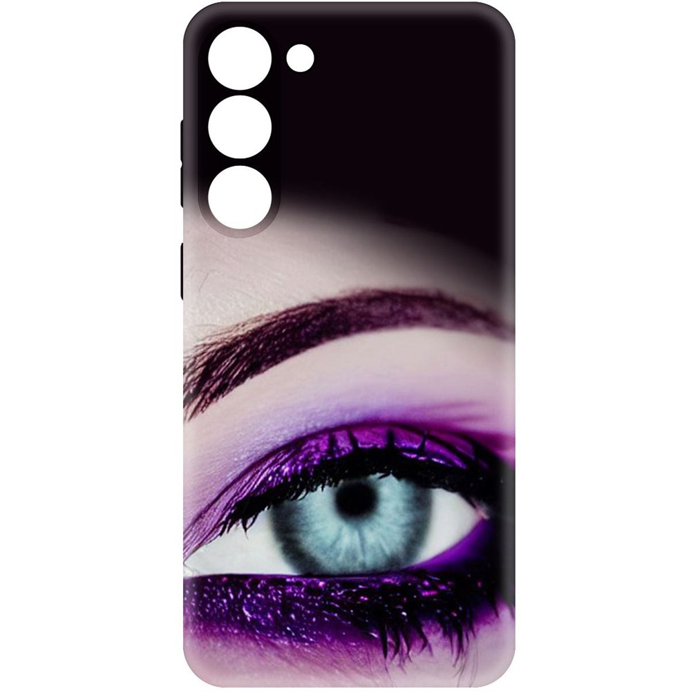 

Чехол-накладка Софт Взгляд для Samsung Galaxy S23+, Черный
