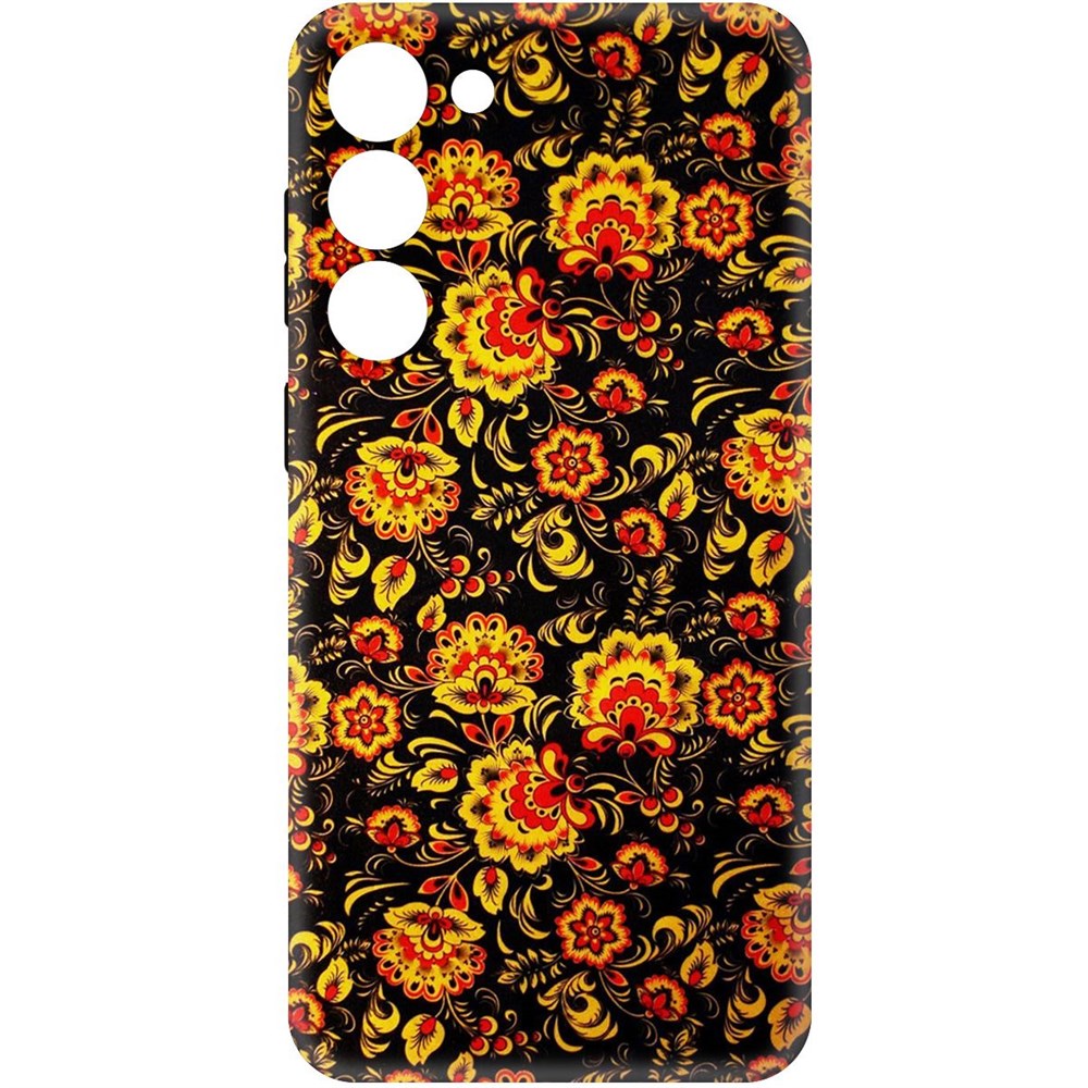 

Чехол-накладка Софт Хохлома для Samsung Galaxy S23+, Черный