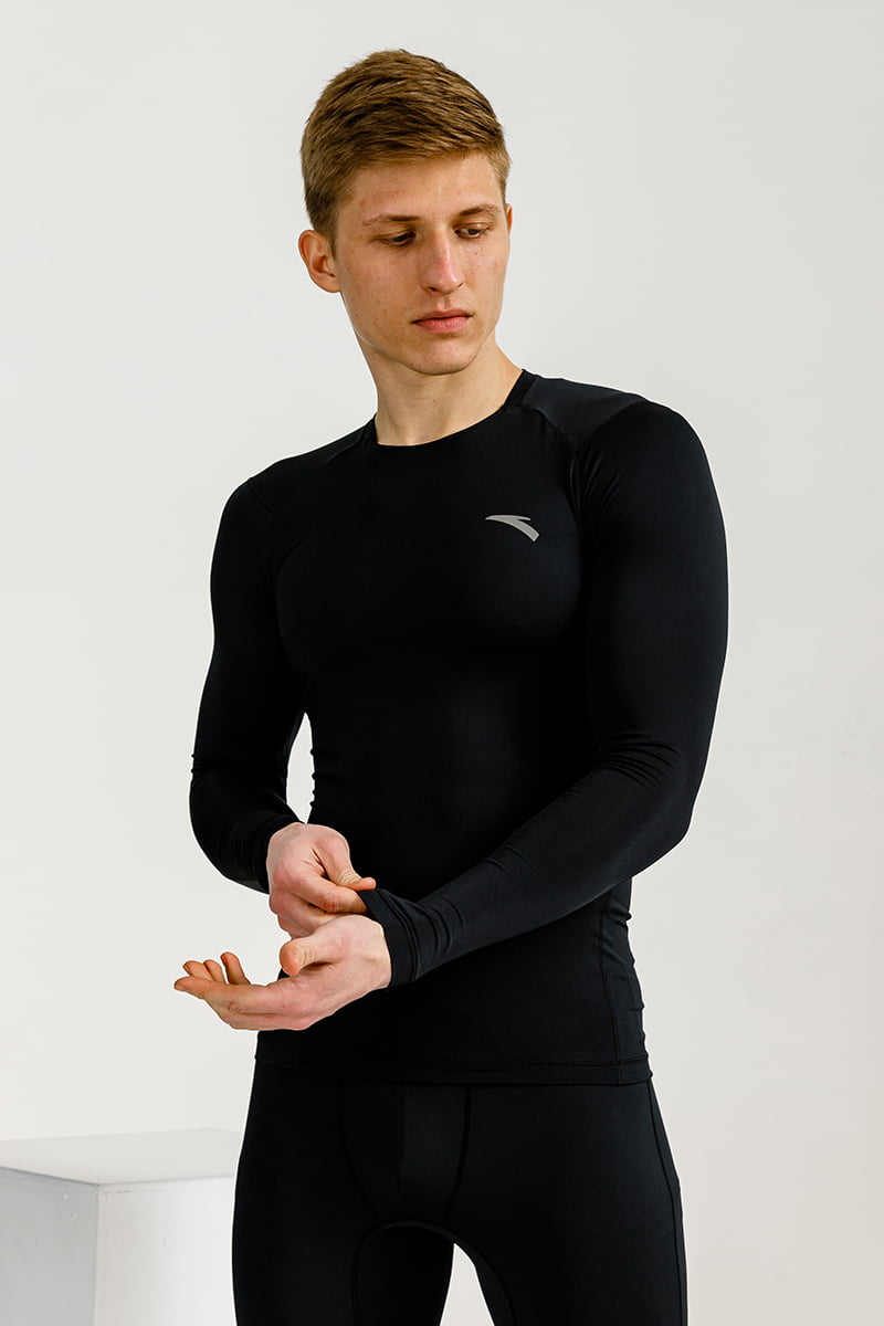 

Лонгслив мужской Anta 852357402 Training TIGHTS A-ANTISEPTIC черный M, 852357402 Training TIGHTS A-ANTISEPTIC