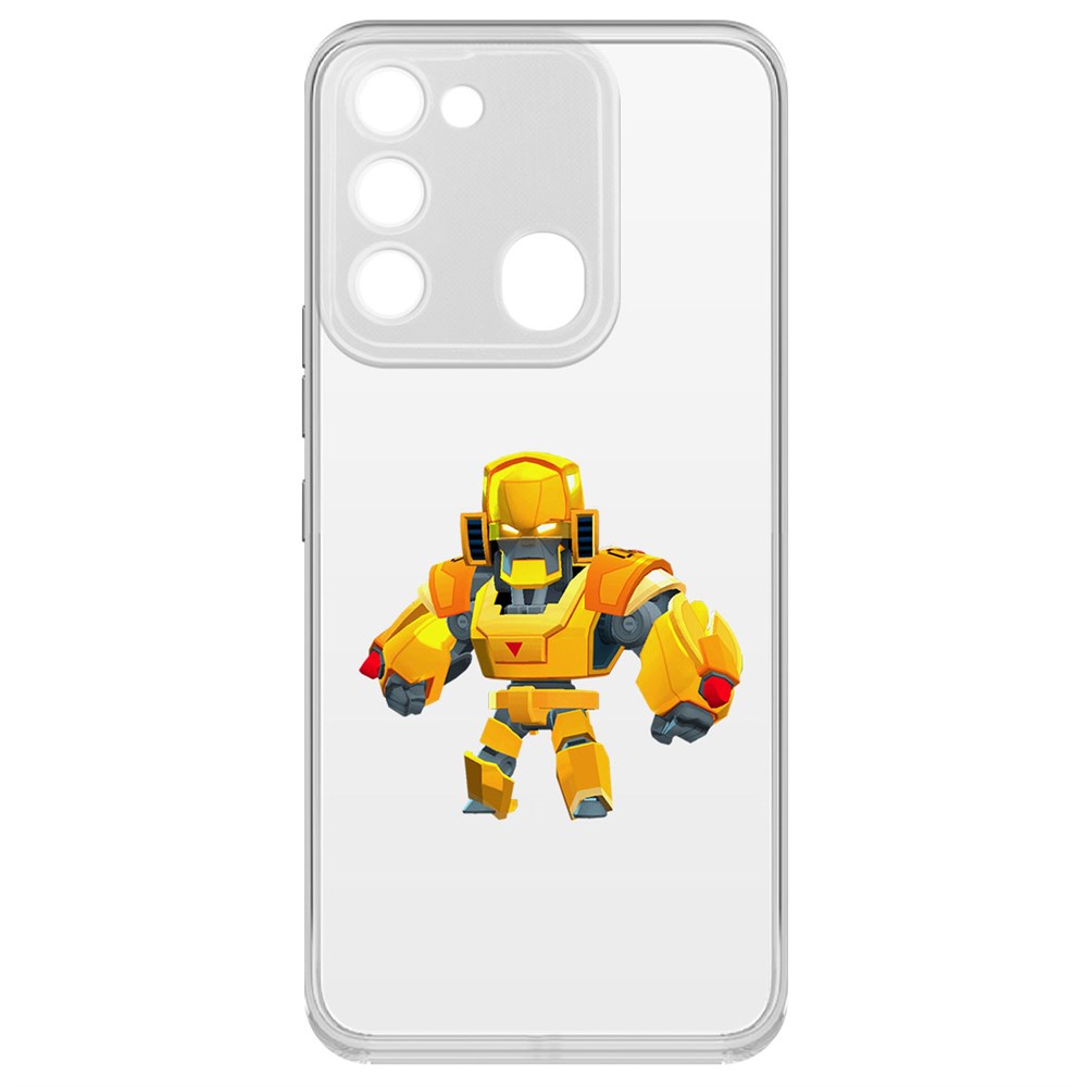 

Чехол-накладка Brawl Stars-Бо Золотой Меха для Tecno Spark 8C