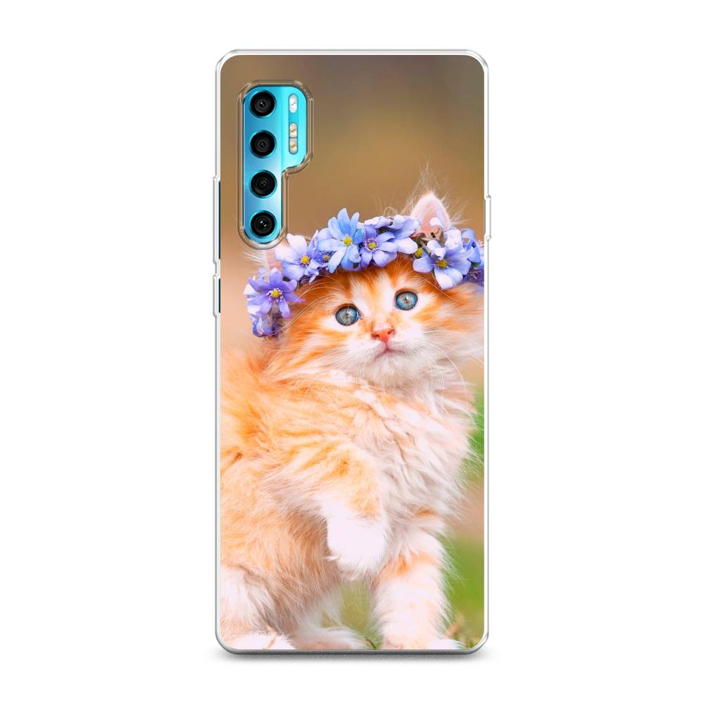 

Чехол Awog на TCL 20 Pro 5G "Рыжий кот в венке", Разноцветный, 290850-1