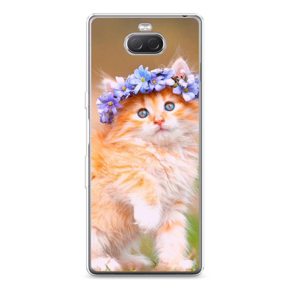 

Силиконовый чехол "Рыжий кот в венке" на Sony Xperia XA3 Ulta, 53950-1