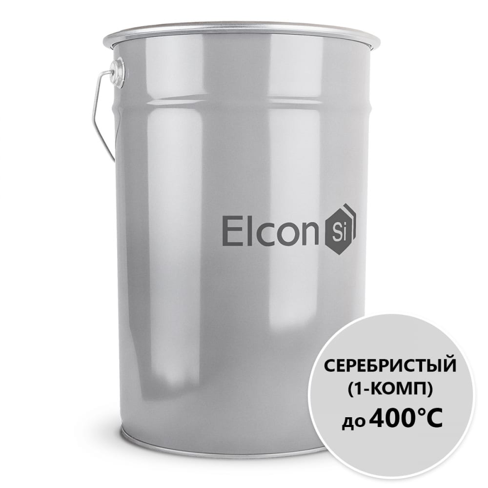 фото Elcon эмаль ко-814 серебристо-серая /однокомпонентная/, 25 кг 00-00001677