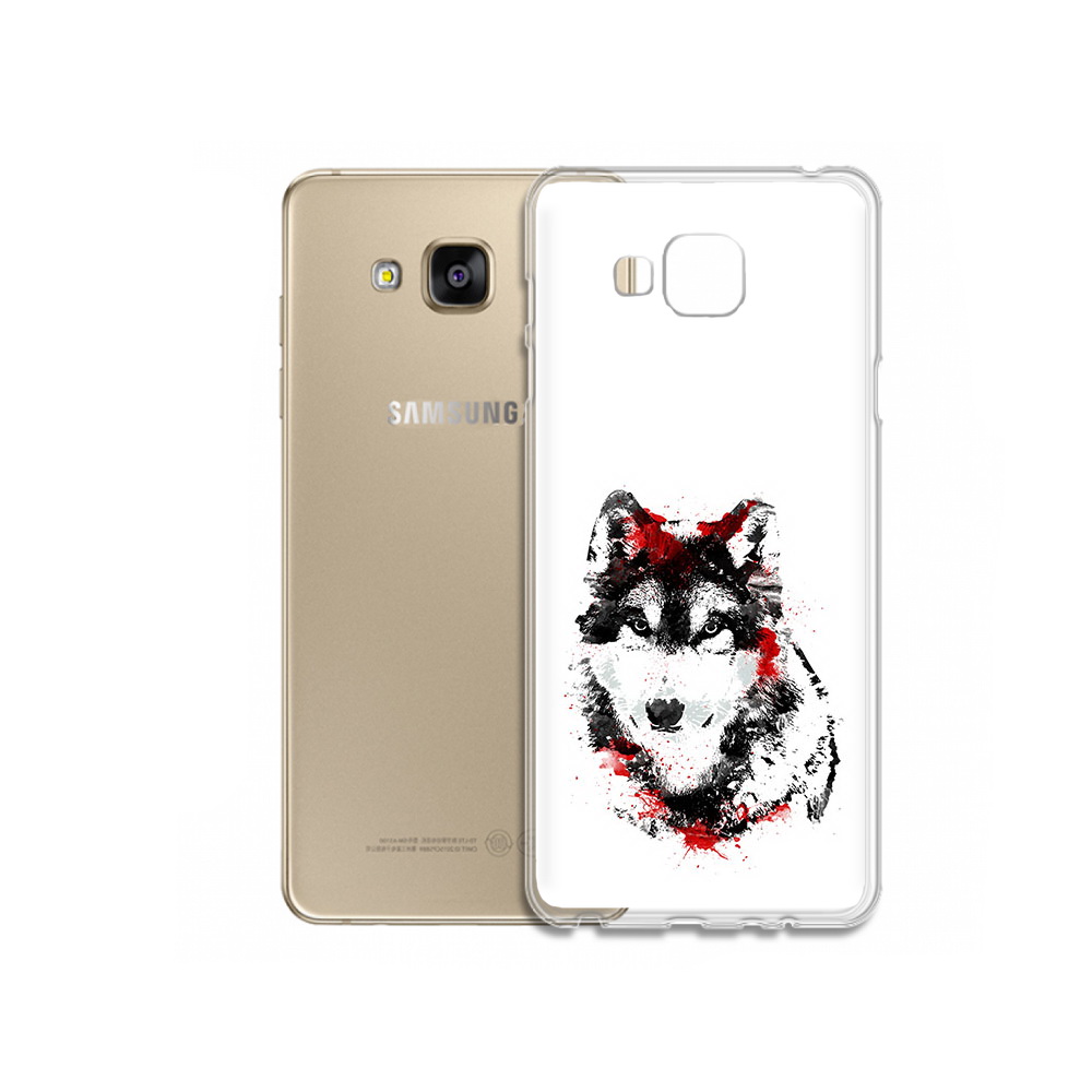 

Чехол MyPads Tocco для Samsung Galaxy J5 Prime кровавый волк (PT66772.570.416), Прозрачный, Tocco