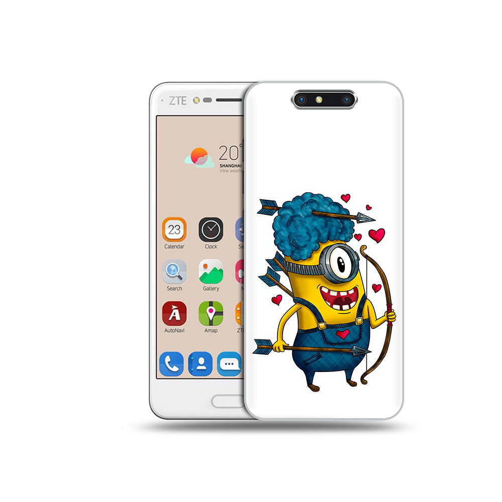 

Чехол MyPads Tocco для ZTE Blade V8 Миньон купидон (PT100217.451.117), Прозрачный, Tocco