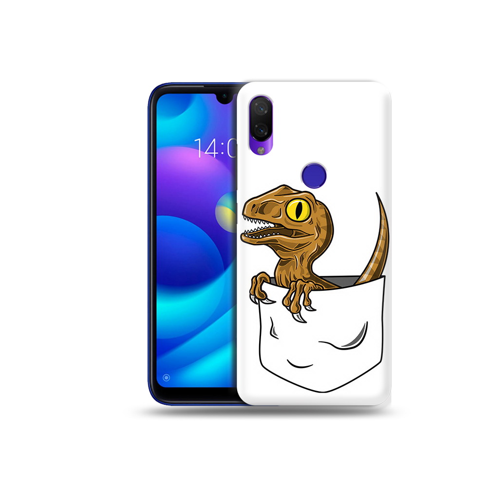 

Чехол MyPads Tocco для Xiaomi Mi Play динозавр в кармане (PT128724.322.327), Прозрачный, Tocco