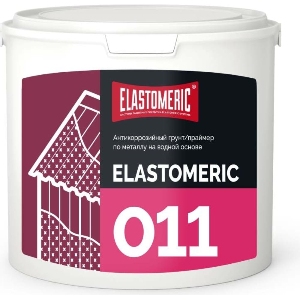 Elastomeric Systems Грунтовка по металлу 3кг. антикоррозийная - ELASTOMERIC 011 Rust 11003