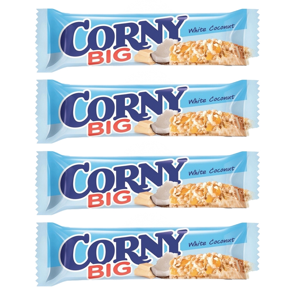 

Батончик злаковый Corny Big с белым шоколадом и кокосом 40г - 4шт.