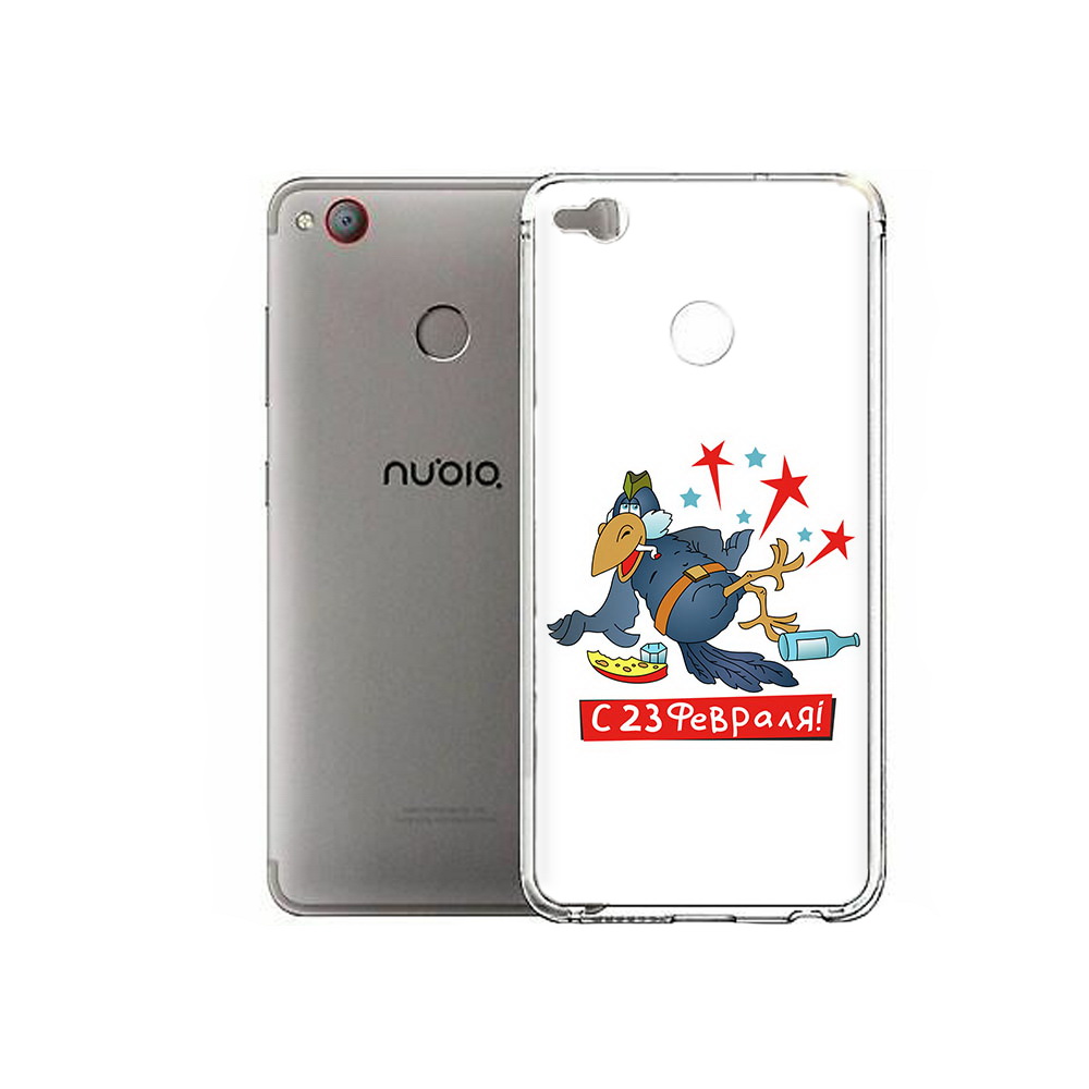 

Чехол MyPads Tocco для ZTE Nubia Z11 Mini 23 февраля веселая птица (PT53565.450.9), Tocco