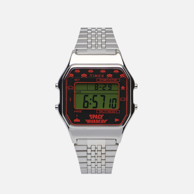 

Наручные часы Timex x Space Invaders T80 серебряный, Размер, x Space Invaders T80