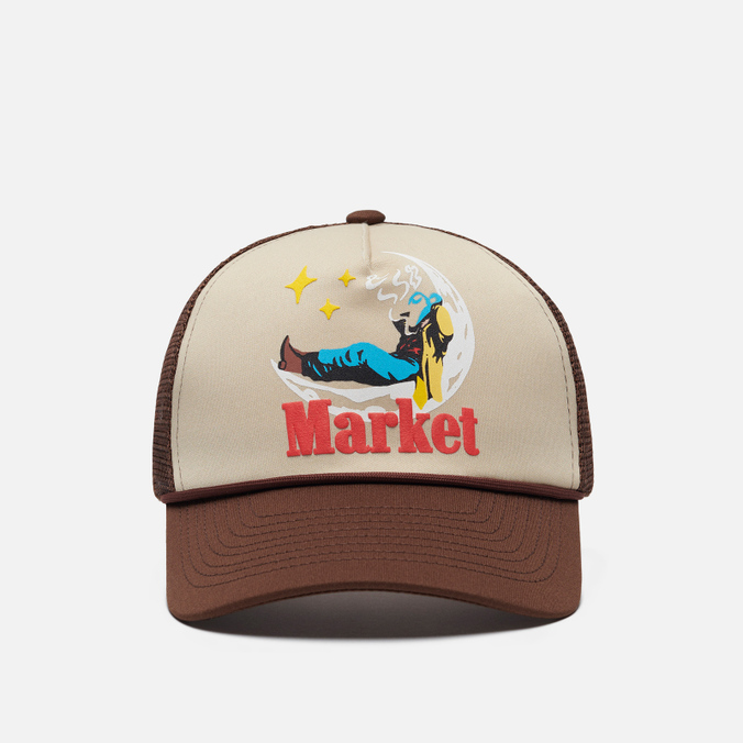 

Кепка MARKET Man On Moon Trucker коричневый, Размер, Man On Moon Trucker