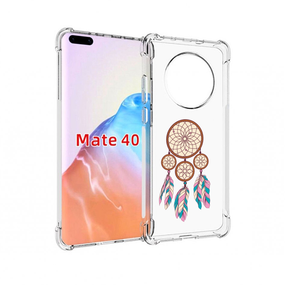 

Чехол MyPads Tocco для Huawei Mate 40 ловец снов бежевый, Прозрачный, Tocco
