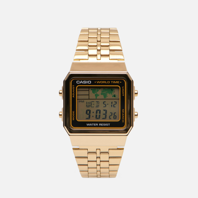 Наручные часы CASIO Vintage A500WGA-1 золотой, Размер ONE SIZE