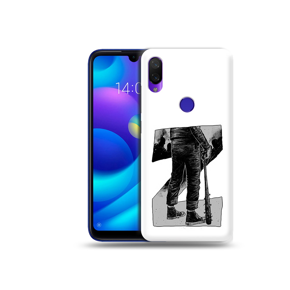 

Чехол MyPads Tocco для Xiaomi Mi Play воин черно белый (PT128724.322.265), Tocco