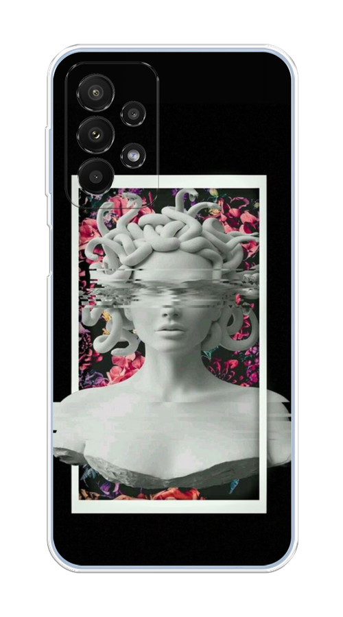 

Чехол на Samsung Galaxy A23 "Web Punk Медуза Горгона", Черный;серый, 2105050-6