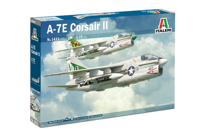 

Сборная модель Italeri 1/72 Самолёт A-7E Corsair II 1411