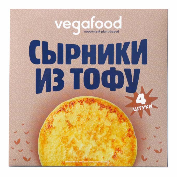 

Сырники Vegafood из тофу 240 г