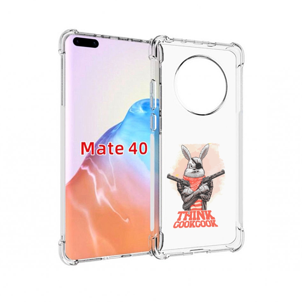 

Чехол MyPads Tocco для Huawei Mate 40 кролик пират, Прозрачный, Tocco