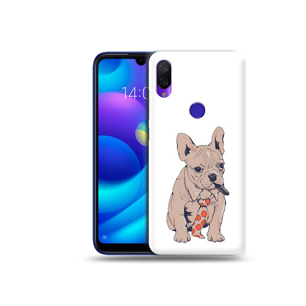 

Чехол MyPads Tocco для Xiaomi Mi Play бульдог с сигарой (PT128724.322.250), Прозрачный, Tocco