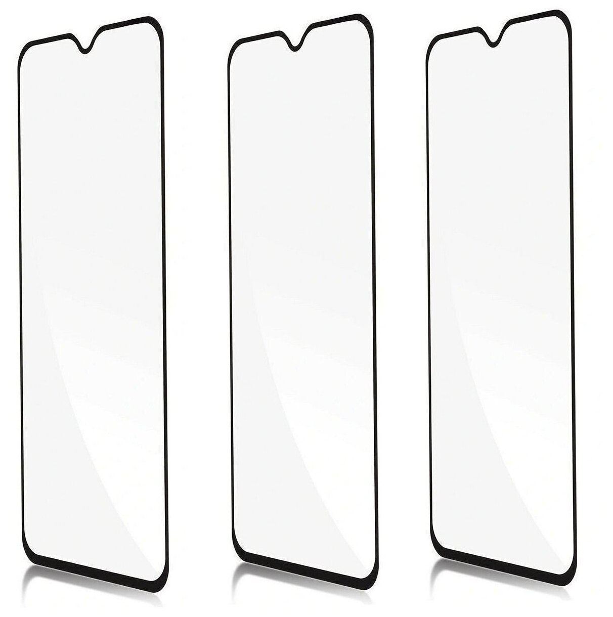 

Защитное стекло Qvatra для Xiaomi Redmi 9A (2020) / Комплект 3 шт 9D на весь экран
