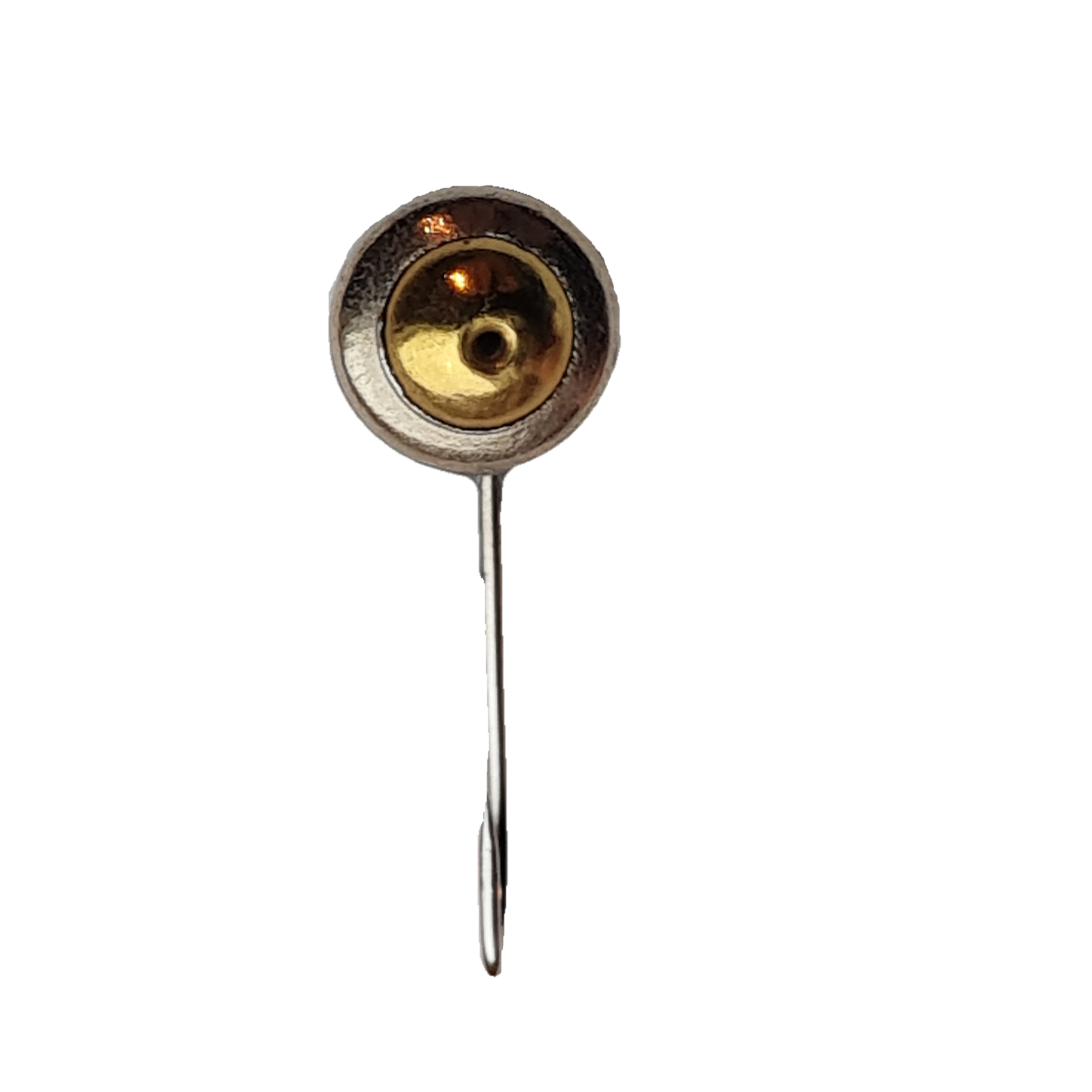 Мормышка РВС Окуневый глаз 6 мм. свинец, золото, серебро. 1 шт.