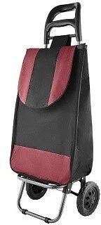 Тележки и сумки-тележки DELTA DT-20 бордовый с черным 25 кг сумка; 50 кг каркас( (10)(РОСС
