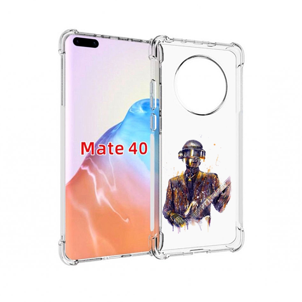 

Чехол MyPads Tocco для Huawei Mate 40 космо-гитарист, Прозрачный, Tocco