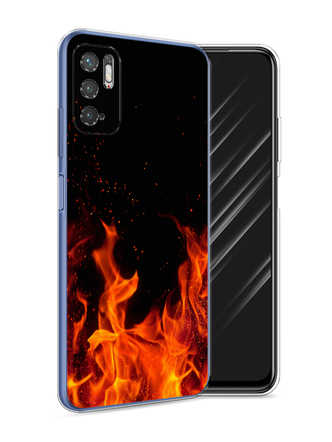 

Чехол Awog на Xiaomi Redmi Note 10 5G "Все в огне", Разноцветный, 310750-4