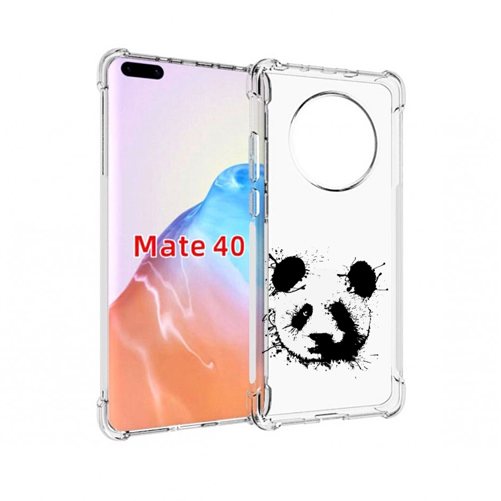 

Чехол MyPads Tocco для Huawei Mate 40 клякса-панда, Прозрачный, Tocco