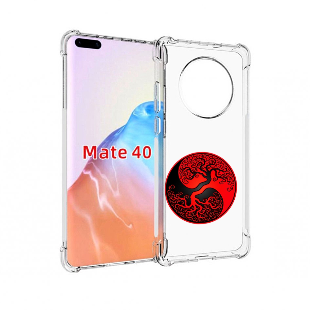 

Чехол MyPads Tocco для Huawei Mate 40 инь янь дерево, Прозрачный, Tocco