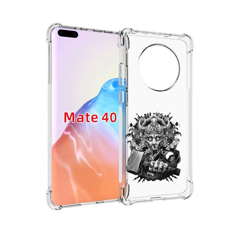 

Чехол MyPads Tocco для Huawei Mate 40 злой тор, Прозрачный, Tocco