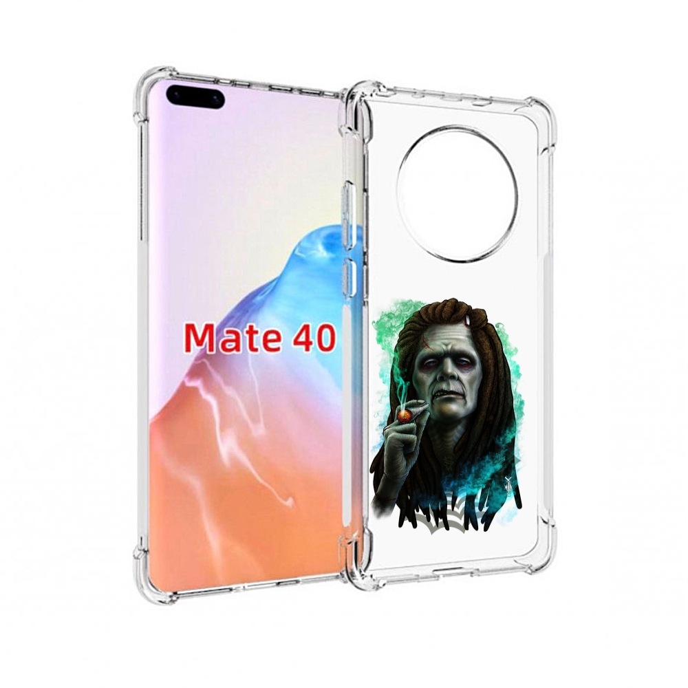 

Чехол MyPads Tocco для Huawei Mate 40 зеленый мужчина с сигаретой, Прозрачный, Tocco