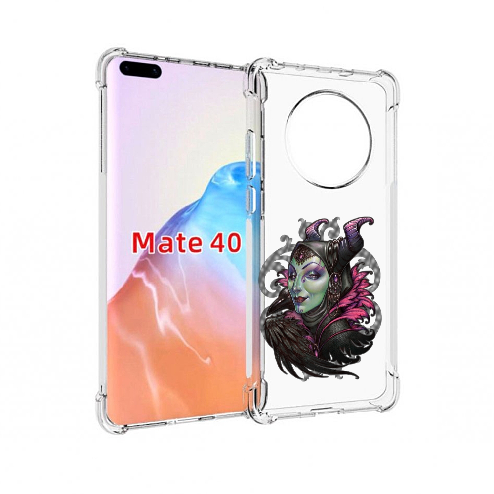 

Чехол MyPads Tocco для Huawei Mate 40 зеленая девушка с вороном, Прозрачный, Tocco